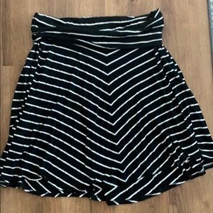Motherhood Maternity Striped Skirt